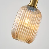 Apliqa Emma Eskitme Bal Camlı Tekli Sarkıt Avize thumbnail 4