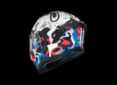 KASK MT STINGER YOZU A7 PARLAK MAVİ/BEYAZ - 4
