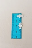 Oya Abiye Bileklik Kolye Pleksi Metalik Plastik Pul Gümüş Renk 24 gram 240 adet - BNC586 - 2