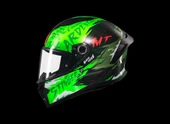KASK MT STINGER ARDENT C6 PARLAK SİYAH/YEŞİL - 2