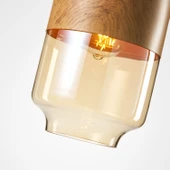 Apliqa Tracy Tekli Ahşap Desenli Sarkıt Avize thumbnail 4