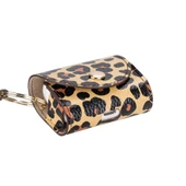 Apple AirPods 3.nesil Uyumlu Deri Kılıf Mai Snap Leopar - 3