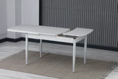 BEYAZ MDF 80 X 130 AÇILABİLİR MUTFAK MASASI - 2