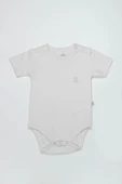 Bistyle Organik Natural Basic Style Yarım Kol Body Bs17103 Beyaz - 1