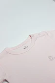 Bistyle Organik Natural Basic Style Yarım Kol Body Bs17103 Pembe - 2