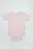 Bistyle Organik Natural Basic Style Yarım Kol Body Bs17103 Pembe - 1