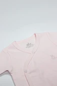 Bistyle Organik Natural Basic Style Kruvaze Yarım Kol Body Bs17101 Pembe - 2