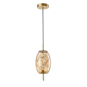 Apliqa Jasper 10 Watt 3000K Eskitme Bal Camlı Tekli Peri Led Sarkıt Avize thumbnail 2