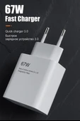 Xiaomi Redmi Note 13 Pro / 13 / 12 Pro / 12 / 11 / 11 Pro Uyumlu 4g Turbo Şarj Aleti Adaptörü 67watt - 6