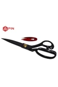 JANOME PIN Profesyonel Paslanmaz Çelik Siyah Terzi Makası 12" - 1