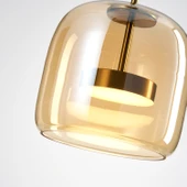 Apliqa Brook 12 Watt 3000KEskitme Bal Camlı Tekli Led Sarkıt Avize thumbnail 4