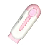 Mikro E-Grip Yumuşak Silgi Sürgülü Açılır -Kapanır Pastel Renkler - 3