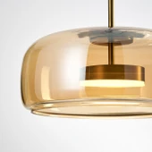 Apliqa Nantes 12 Watt 3000K Eskitme Bal Camlı Tekli Led Sarkıt Avize thumbnail 4