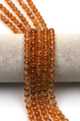 Sitrin (AA Kalite) Doğal Taş Dizi 6 mm Küre Kesim - 1