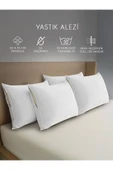 MODELHOME Yastık Alezi Sıvı Geçirmez %100 4'lü Pamuk Yastık Koruyucu 50x70 Cm - 1