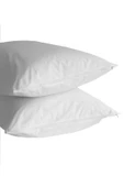 moda burada 10 Adet Fermuarlı Beyaz Iç Yastık Kılıfı 50x70 Cm - 3