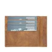 Zip Deri Fermuarlı Kartlık ZPCH V18 Taba - 1