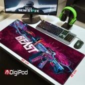 Digipod Gaming Mousepad Oyuncu Mousepad 90X40 Xxl Büyük Oyuncu Mousepad Kaymaz Taban 4mm thumbnail 4