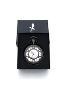 Valkyrie Vintage Retro Roma Rakamlı İşlemeli Cep Köstekli Saat Siyah - 2
