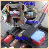 Maflen Mini Sigorta Ekleme Kablo Fuse Tap 7x Sigorta Hediye-S1852 - 8