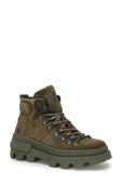 LUMBERJACK BRUNELLPO 2025 HAKİ HAKİKİ DERİ COMFORT CASUAL TARZ BOT - 1