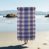 Homedius %100 Pamuk Mavi Hamam Peştemali 10'lu - 80 X 160 Cm - 2