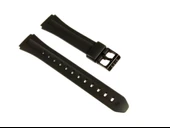 Fado  Casio F201 Uyumlu Siyah Silikon Kordon - 1