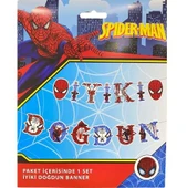 ÖRÜMCEK ADAM KARAKTERLİ İYİ Kİ DOĞDUN BANNER thumbnail 2