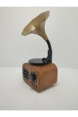 Proton Nostaljik Mini Bluetooth Radyo Gramafon Speaker - 3