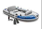 İntex 68324 Excursion 4 Kişilik Şişme Bot Set 315x165x43 Cm - 1