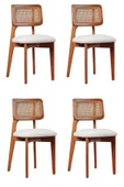 Kuzey Sandalye Ahşap Gürgen 4 Lü Set Cafe,Restaurant,Mutfak,Salon,Yemek Odası Sandalyesi - 10