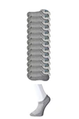 Gri Erkek Görünmez Çorap 12 çift - 1