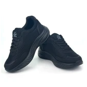 Kadın Siyah Hafif Fileli Günlük Rahat Sneaker Spor Ayakkabı thumbnail 4