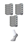 Gri Erkek Görünmez Çorap 15 çift thumbnail 1
