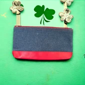 Lancome-şık kumaş makyaj çantası-gnişlik-21-derinlik-12-cm-VİNTAGE - 1