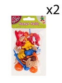 Bubu Oyun Hamuru Aksesuarı Vücut Parçaları 26 Parça 2 Paket thumbnail 1