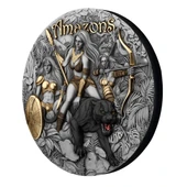 AgaKulche Amazonlar Altın Kaplama Gümüş Sikke Coin - 3