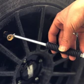 Çift Taraflı Lastik Şişirme Hava Jakı 1/4 İnç Hava Basınç Aparatı Oto Lastik Tabancası Ucu Başlığı - 3