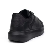 Kadın Siyah Simli Rahat Günlük Sneaker Spor Ayakkabı thumbnail 5