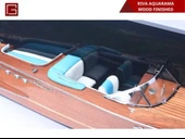 DENİZCİLİK GRUBU-Vietnam Gemiler-RIVA AQUARAMA HALF HULL-100x10x30 CM-JHH0013W thumbnail 3