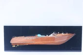 DENİZCİLİK GRUBU-Vietnam Gemiler-RIVA AQUARAMA HALF HULL-100x10x30 CM-JHH0013W thumbnail 1