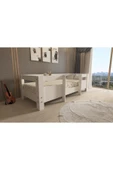 Ninnimo  Ninnimo Çocuk Beyaz Mdf 90x190 Yatak Uyumlu Karyola - 2