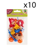 Bubu Oyun Hamuru Aksesuarı Vücut Parçaları 26 Parça 10 Paket thumbnail 1