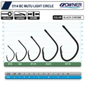 Owner 5114 Mutu Light Black Chrome İğne - 2