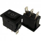 Anahtar Mini Işıksız 3 Konumlu Yaylı Anahtar (ON-OFF-ON) (10 Adet) - 1