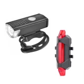 FAR STOP SETİ USB ŞARJLI DT-2215 ÖN-ARKA SET - 1