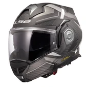 LS2 ADVANT X KARBON HORIZON MAT GÜMÜŞ-GRİ KASK thumbnail 1