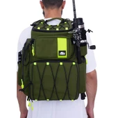 Fubelo Chap Balıkçı Sırt Çantası Siyah - 8