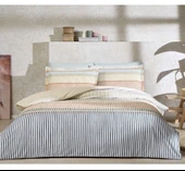 Özdilek Ranforce Tek Kişilik Nevresim Takımı-Ladder Turuncu - 4