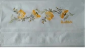 özdilek nakışlı  havlu  50*90 Nergis beyaz - 1